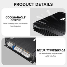 Load image into Gallery viewer, 4-Channel 12V Car Power Amplifier Digital Stereo Surround Passive Subwoofer Audio Player Max 8800W
