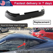 Load image into Gallery viewer, Car Roof B-Pillar Halo Cover For 2005-2013 Chevrolet Corvette C6 Grand Sport Body Kit Car Accessories Gloss Black/Matte Black/Carbon Fiber Print
