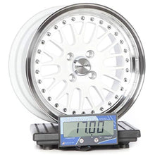 Load image into Gallery viewer, CP21 15"×8" Inch Gloss White Aluminum Wheel 4×100 [+25mm] For Honda Civic EK EG Acura Integra BMW E30 Mazda Miata Aluminum Alloy Racing Wheel Rim
