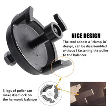 Load image into Gallery viewer, Gold/Black Harmonic Balancer Puller For GM Dodge Jeep Chrysler Ford Removal Tool Car Disassembly Tool 25264
