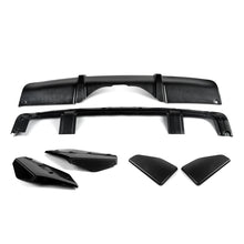 Load image into Gallery viewer, Front + Rear Bumper Lower Spoiler Diffusers + Liftgate Spoiler Wing For 2013-2018 BMW X5 F15 Body Aero Kits M Sport Carbon Fiber Style Rear Spoiler Wing Bodykits
