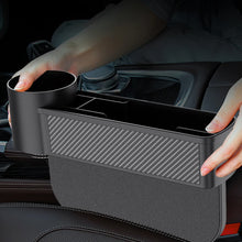 Load image into Gallery viewer, Car Seat Gap Filler Cup Holder Wallet Phone Cigarette Slit Pocket Seat Gap Slit Pocket Organizer Car Interior Accessories

