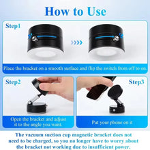 Load image into Gallery viewer, Universal Car Strong Magnetic Car Mobile Phone Holder Double-sideds Magnetic Foldable Swivel Wireless Charging Stand Auto Interior Accessories
