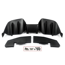 Load image into Gallery viewer, 3pcs Matte Black Rear Bumper Lower Spoiler Difuser For 2015-2017 Ford Mustang GT Model
