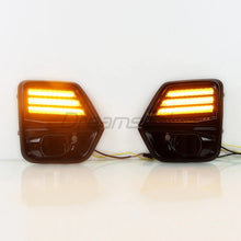 Load image into Gallery viewer, 1 Pair LED DRL Daytime Running Light Signal Lamps For 2023-2024 Chevrolet Colorado Daytime Running Light With Dynamic Turn Signal Driving Front Bumper
