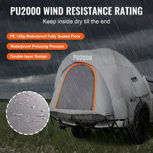 Load image into Gallery viewer, Truck Bed Tent 5.5&#39;-6&#39;  Foot Pickup Truck Tent with Rain Layer and Carry Bag Waterproof PU Double Layer Truck Tent for Camping
