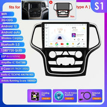 Load image into Gallery viewer, Hizpo 10.1 Wireless Carplay 4G 2Din Android 13 Car Multimedia Player Radio For 2014-2022 Jeep Grand Cherokee WK2 Video Player Autoradio GPS DSP
