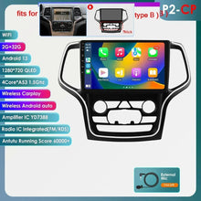 Load image into Gallery viewer, Hizpo 10.1 Wireless Carplay 4G 2Din Android 13 Car Multimedia Player Radio For 2014-2022 Jeep Grand Cherokee WK2 Video Player Autoradio GPS DSP
