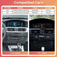Load image into Gallery viewer, Touch Screen Wireless CarPlay Android Auto Car Multimedia 8.8 Display *720 Resolution For 2005-2011 BMW 3 Series E90 E91 E92 E93 BMW 5 Series E60 E61
