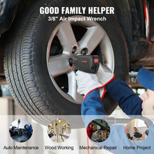 Load image into Gallery viewer, VEVOR Air Impact Wrench 3/8 Inch Square Drive 690ft lbs Pneumatic Impact Gun Tire Removal Tool for Auto Repairs and Maintenance
