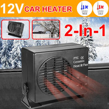 Load image into Gallery viewer, 12V 300W Portable Electric Car Heater Heating Fan Defogger Defroster Demister For Vehicle
