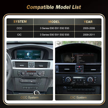 Load image into Gallery viewer, 8.8&#39;&#39; Screen Wireless RoadTop CarPlay/Android Multimedia Screen For 2005-2011 BMW Series 3 Series E90 E91 E92 E93 CCC/CIC System Multimedia Display Screen
