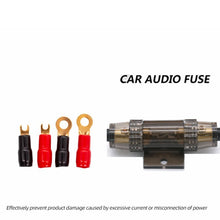 Load image into Gallery viewer, 2300w 4 Gauge Car Audio Subwoofer Power Amplifier Wiring Kit Audio Subwoofer AMP RCA Cable Sub Big Power Bass 60 Amp ANL Fuse
