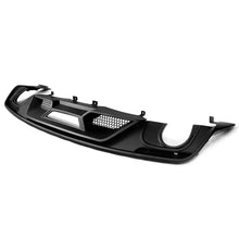 Load image into Gallery viewer, Matte Black GT500 Style Rear Bumper Lower Diffuser For 2015-2017 Ford Mustang Quad/Dual Exhaust
