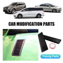 Load image into Gallery viewer, 2pcs Carbon Fiber Style Hood Air Intake Vent Louvers For Universal Car Decorative Covers
