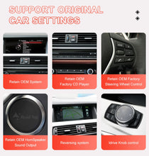 Load image into Gallery viewer, Wireless Carplay Android Auto Car Radio Multimedia Player Linux Display Screen For 2012-2017 BMW 5 Series F10 F11 CIC NBT
