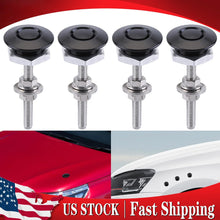 Load image into Gallery viewer, 4pcs Quick Release Hood Latch Pins Bumper, Hood, License Plate Lock Clip Kit Universal for Racing Car
