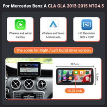 Load image into Gallery viewer, Wireless CarPlay Android Car Multimedia Player Linux Touch Screen For 2015-2016 Mercedes Benz B CLA GLA W176 W246 NTG4.5
