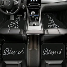 Load image into Gallery viewer, Universal Car Blessed 4pcs Car Floor Mat Set Easy-to-clean Polyester Material
