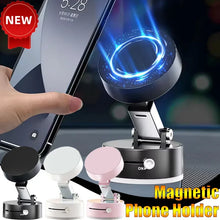Load image into Gallery viewer, Universal Car Strong Magnetic Car Mobile Phone Holder Double-sideds Magnetic Foldable Swivel Wireless Charging Stand Auto Interior Accessories
