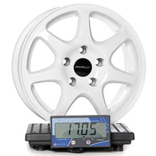 Load image into Gallery viewer, CP42 15x7 Inch 5 Lug Gloss White 5x114.3 +35mm Aluminum Wheels USDM ITR Integra Type R Style
