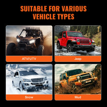 Load image into Gallery viewer, 2&quot; Inch D-Ring Shackle Hitch Receiver with Trailer Hitch Lock Pin Towing Accessories for Trucks Off-Road Vehicle Recovery
