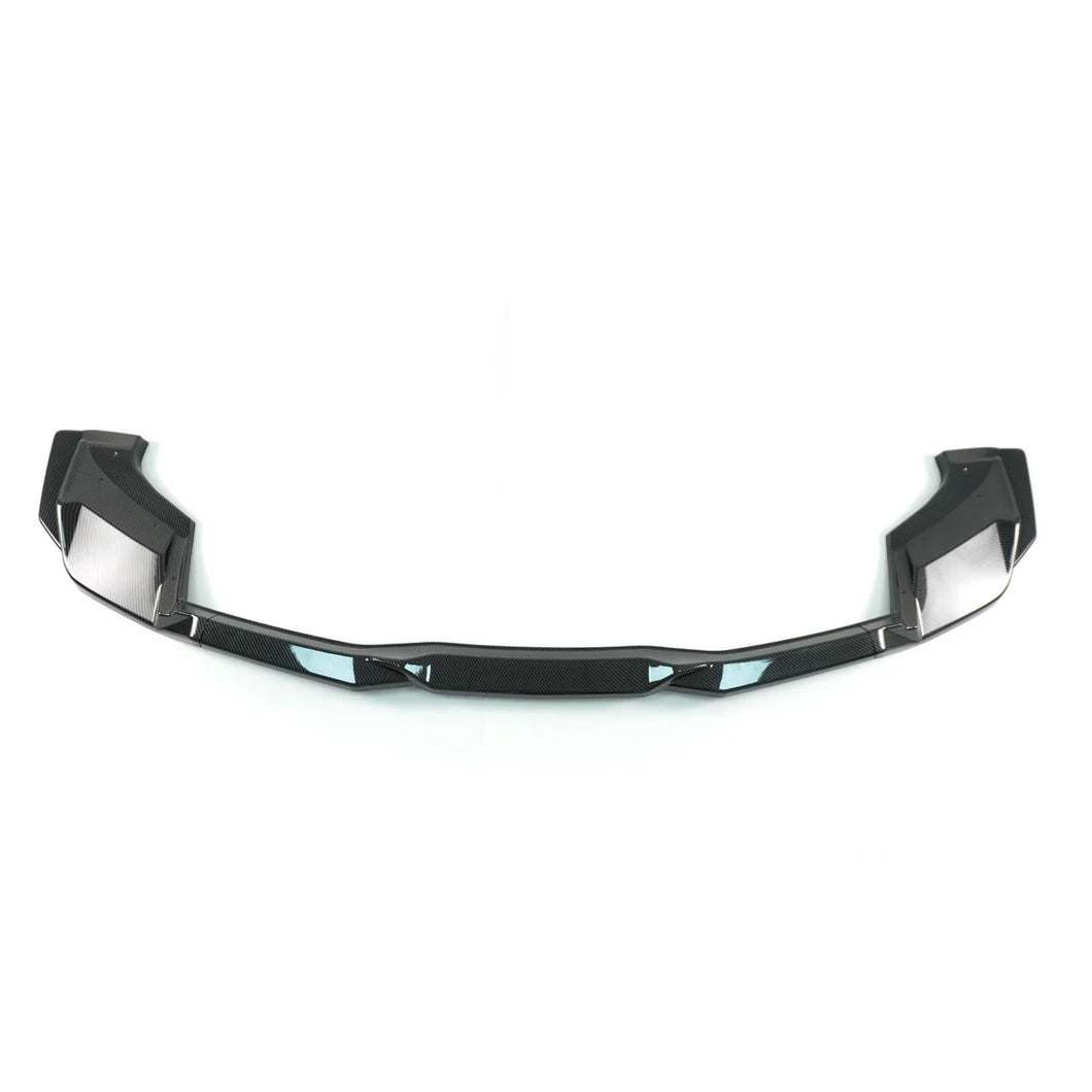Gloss Black/Carbon Fiber Style Rear Bumper Lower Diffuser For 2020-2024 Chevrolet Corvette C8 Stingray/Z51 Maxton Design Rear Bumper Diffuser Non-Widebody Cars Accessories Body Kit