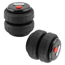 Load image into Gallery viewer, 2pcs Universal Truck Air Ride Suspension Spring Bags 2500 lb with 1/2"NPT for Dodge Ram/Chevy Silverado/GMC Sierra 1500 2500 3500
