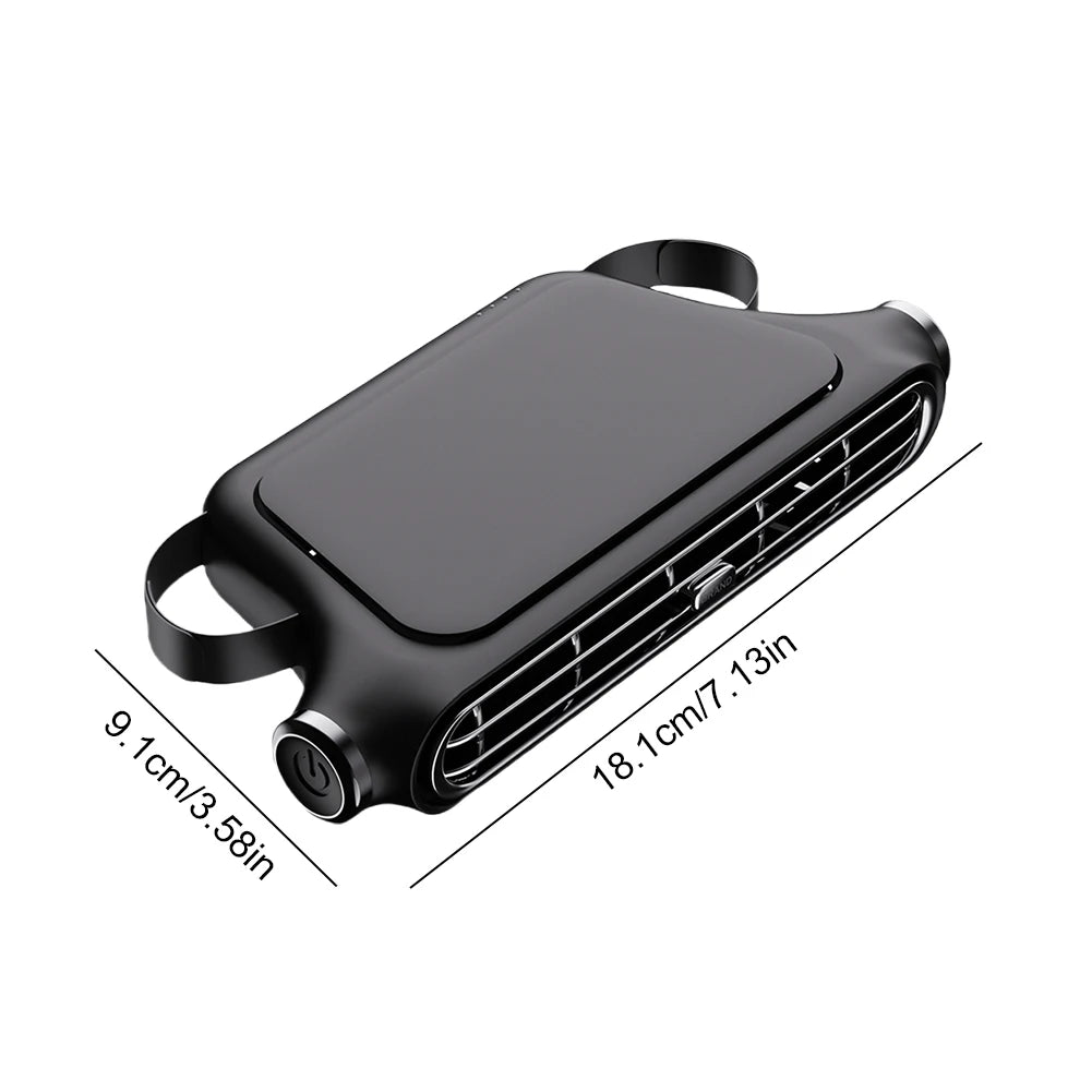 Universal Car Portable Car Seat Fan Mini Front Rear Fan Cooler Car Headrest Air Conditioner Electric Car Seat Fan