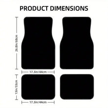 Load image into Gallery viewer, Universal Car Blessed 4pcs Car Floor Mat Set Easy-to-clean Polyester Material

