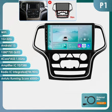 Load image into Gallery viewer, Hizpo 10.1 Wireless Carplay 4G 2Din Android 13 Car Multimedia Player Radio For 2014-2022 Jeep Grand Cherokee WK2 Video Player Autoradio GPS DSP
