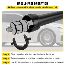 Load image into Gallery viewer, 13pcs Inner Tie Rod Tool Kit, Tie Rod Removal Tool, 12pcs Crowfoot Adapters+Case, Master Inner Tie Rod Tool Set Tie Rods Tool
