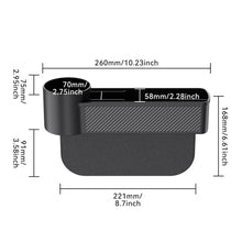 Load image into Gallery viewer, Car Seat Gap Filler Cup Holder Wallet Phone Cigarette Slit Pocket Seat Gap Slit Pocket Organizer Car Interior Accessories
