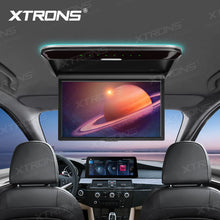 Load image into Gallery viewer, 12V XTRONS Universal Car 14" Car Roof Monitor with USB, SD, AV IN, HDMI-Compatible Digital TFT HD Screen Car TV 1366*768 Pixels Adjustable Angle Built-in FM/IR and Speakers
