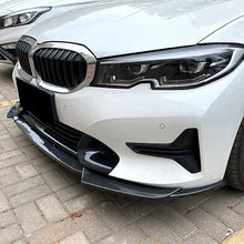 Load image into Gallery viewer, Gloss Black Front Bumper Lower Spoiler Diffuser Splitters For 2019-2022 BMW 3 Series G20 G21 320i
