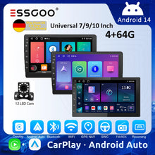 Load image into Gallery viewer, Universal Car Tesla Style 2 Din Android 13 Car Radio Carplay 7&quot; / 9&quot; / 10&quot; Inch Screen Multimedia Video Player Stereo Radio GPS
