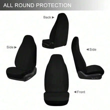 Load image into Gallery viewer, 2pcs Bucket Seat Covers Gothic Flying Bats Night Sky Car Seat Covers Universal Dark Halloween Decor For Cars SUVs Trucks
