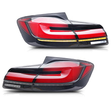 Load image into Gallery viewer, 1 Pair 12V Smoked Lens LED Sequential Turn Signal Tail Lights For 2011-2016 BMW 5 Series F10 M5 Upgrade
