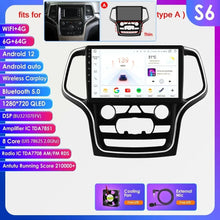Load image into Gallery viewer, Hizpo 10.1 Wireless Carplay 4G 2Din Android 13 Car Multimedia Player Radio For 2014-2022 Jeep Grand Cherokee WK2 Video Player Autoradio GPS DSP
