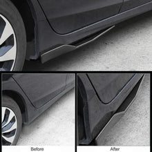 Load image into Gallery viewer, 2Pcs Universal Car Rear Bumper Lip Splitter Diffuser / Side Winglet Aprons Gloss Black / Carbon Fiber Style Wings
