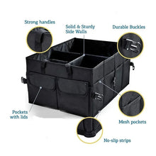 Load image into Gallery viewer, Big Capacity Car Storage Box Car Trunk Organizer Super Durable Collapsible Cargo Storage Tool Trunk Box 56x40x26cm
