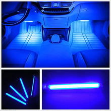 Load image into Gallery viewer, 4pcs 48 LED Car Interior Light Strips Under Dash Lighting Waterproof Kit, Atmosphere Neon Lights Strip for Car,
