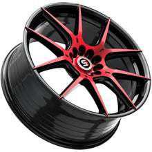 Load image into Gallery viewer, 17x8 4x100/4x4.5 +42mm Black/Red Wheel Rim 17 Inch for SUV Car Application Alloy Steel
