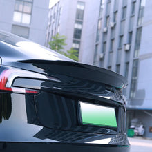 Load image into Gallery viewer, Carbon Fiber Style / Black Trunk Spoiler For 2024-2025 Tesla Model 3 Highland
