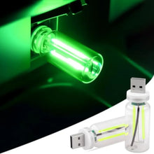 Load image into Gallery viewer, 2pcs Car USB Lights, Plug-in Retro Car Atmosphere Lamp with Touch Dimmable, Portable Mini Glass Bottle LED Bulb Night Lights
