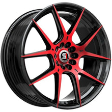 Load image into Gallery viewer, 17x8 4x100/4x4.5 +42mm Black/Red Wheel Rim 17 Inch for SUV Car Application Alloy Steel
