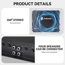 Load image into Gallery viewer, 4-Channel 12V Car Power Amplifier Digital Stereo Surround Passive Subwoofer Audio Player Max 8800W
