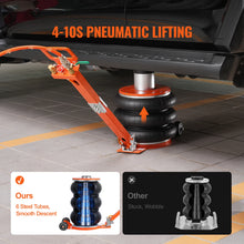 Load image into Gallery viewer, Air Jack 5 Ton Pneumatic Lifting Jack with Heightened Column Adjustable Handle Thick Rubber Pad For Home, Shop, Garage
