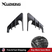 Load image into Gallery viewer, 2pcs Carbon Fiber Car Fender Side Camera Flanks Covers Spoiler Canards Decorative Protector Guards Dustproof DIY Kit For Tesla Model 3 Y
