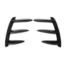 Load image into Gallery viewer, 1pair Car Black / Carbon Pattern Rear Bumper Side Splitter Spoiler Canards For Mercedes Benz W176 A200 A250 A260 A45 AMG Car Styling
